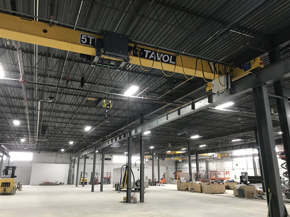 Single beam overhead crane Кран мостовой однобалочный