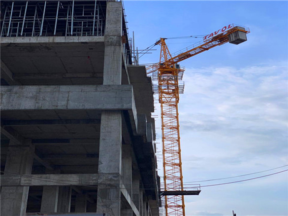 Installation башенного крана