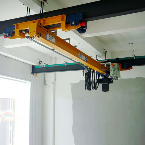 Подъемные краны марки Tavol с электрическим мостовым краном с канатной талью Euro Design