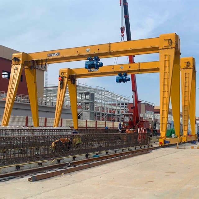 Tavol Brand 20 тонн универсальный одно лучевой Gantry Crane с подъемником из проволоки