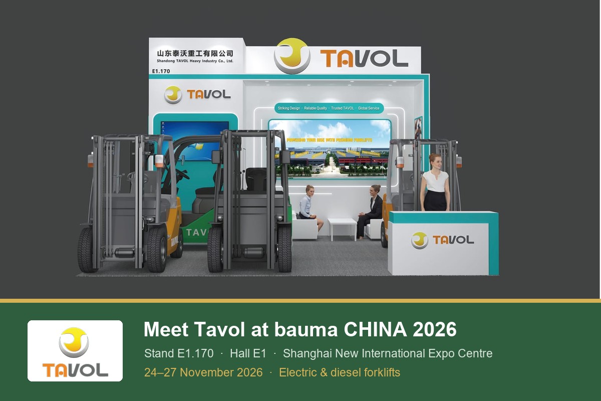 Tavol примет участие в выставке bauma CHINA 2026 – стенд E1.170, Шанхай