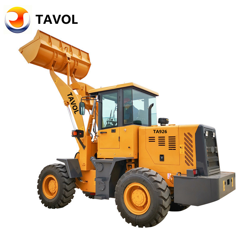 Tavol Brand 2 Ton 926G Колесный погрузчик с электрическим управлением мини -колесо колеса в Бразилии
